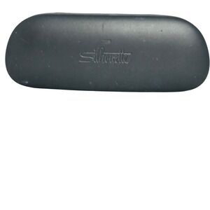 Silhouette Eyeglasses Case Black Hard Shell for Glasses Storage